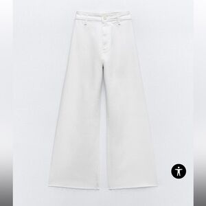 Zara high waist marine straight leg jeans